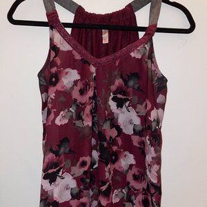 Purple Floral Tank